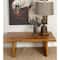 Brown Wood Contemporary Coffee Table, 16" x 40" x 24"